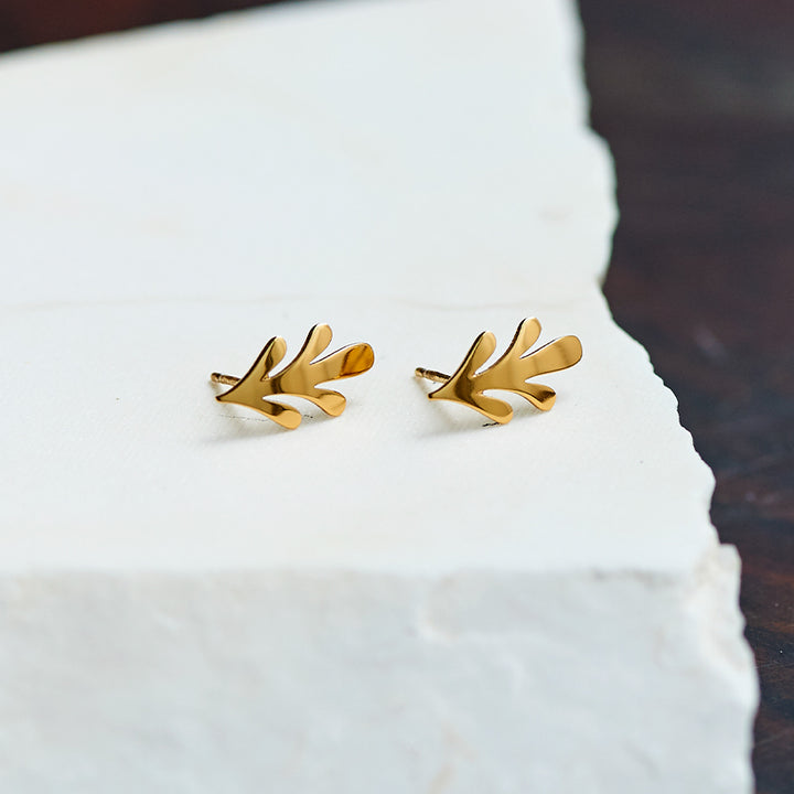 Acanthus Stud Earrings