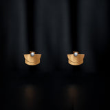DELPHI STUD PEARL EARRINGS