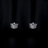 DELPHI STUD PEARL EARRINGS