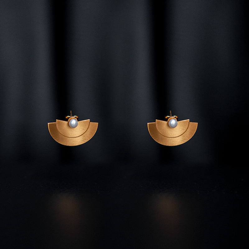 EPIDAUROS STUD PEARL EARRINGS
