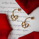 POTHOS STUD EARRINGS