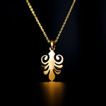 antheon necklace 24k gold plated silver925