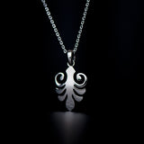 antheon necklace rhodium plated silver925