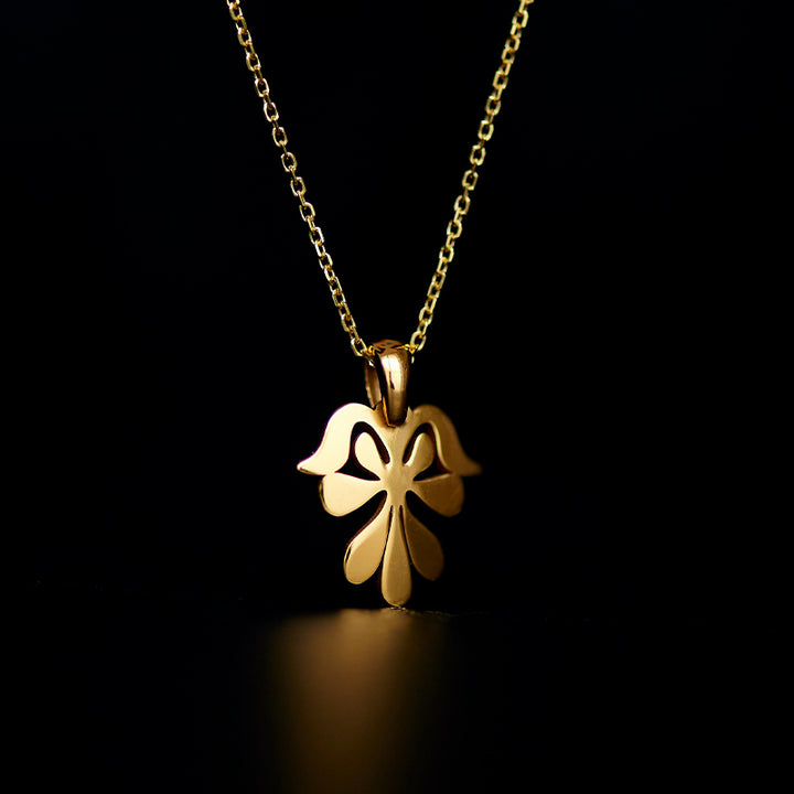 anthos necklace 24k gold plated silver925
