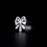 anthos ring rhodium plated silver925