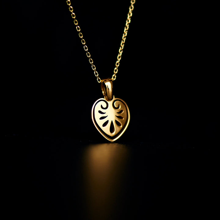 erantheon necklace 24k gold plated silver925