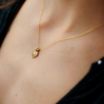 erantheon necklace 24k gold plated silver925