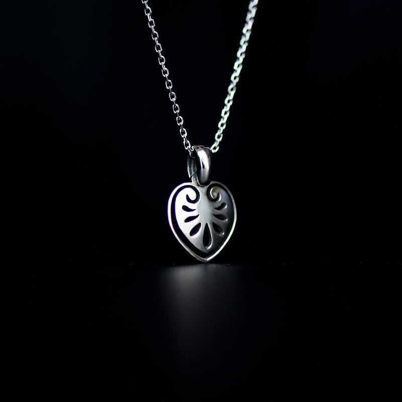 erantheon necklace rhodium plated silver925