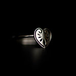 erantheon ring rhodium plated silver925