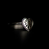 erantheon ring rhodium plated silver925
