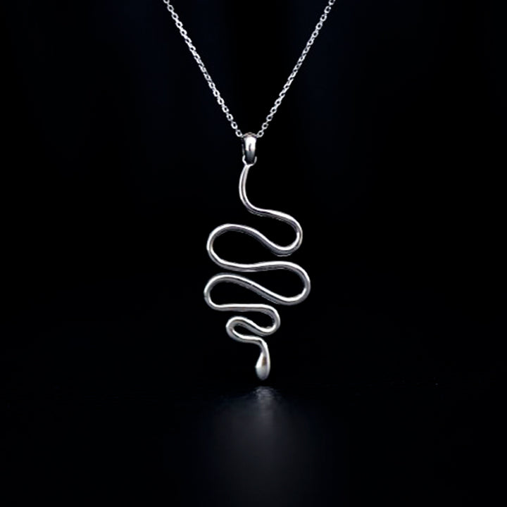 evoe necklace rhodium plated silver925