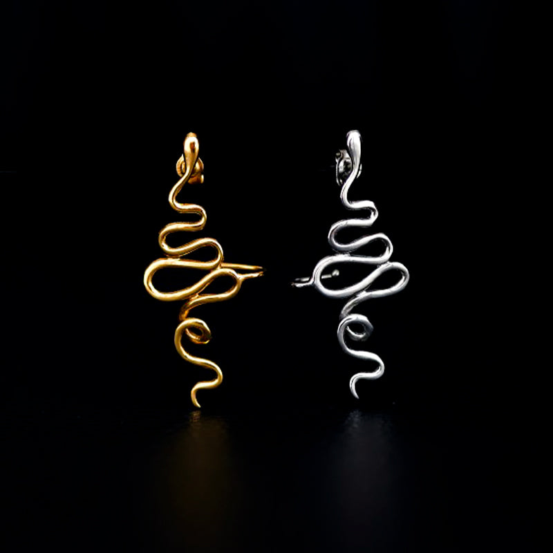 hues attes ear cuff 24k gold rhodium plated silver925