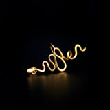 hues attes ear cuff 24k gold plated silver925