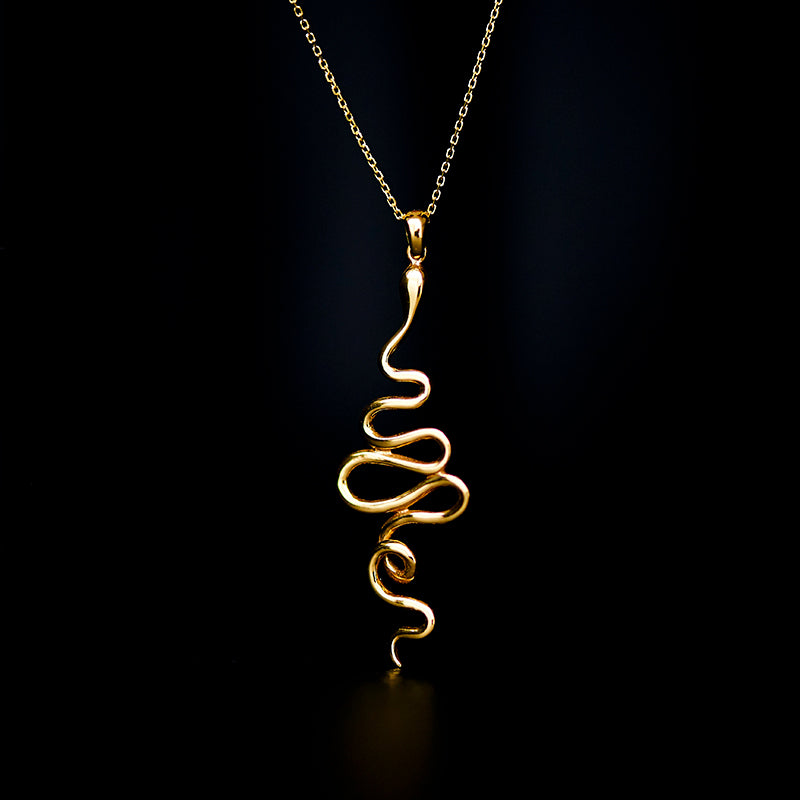 hues attes necklace 24k gold plated silver925
