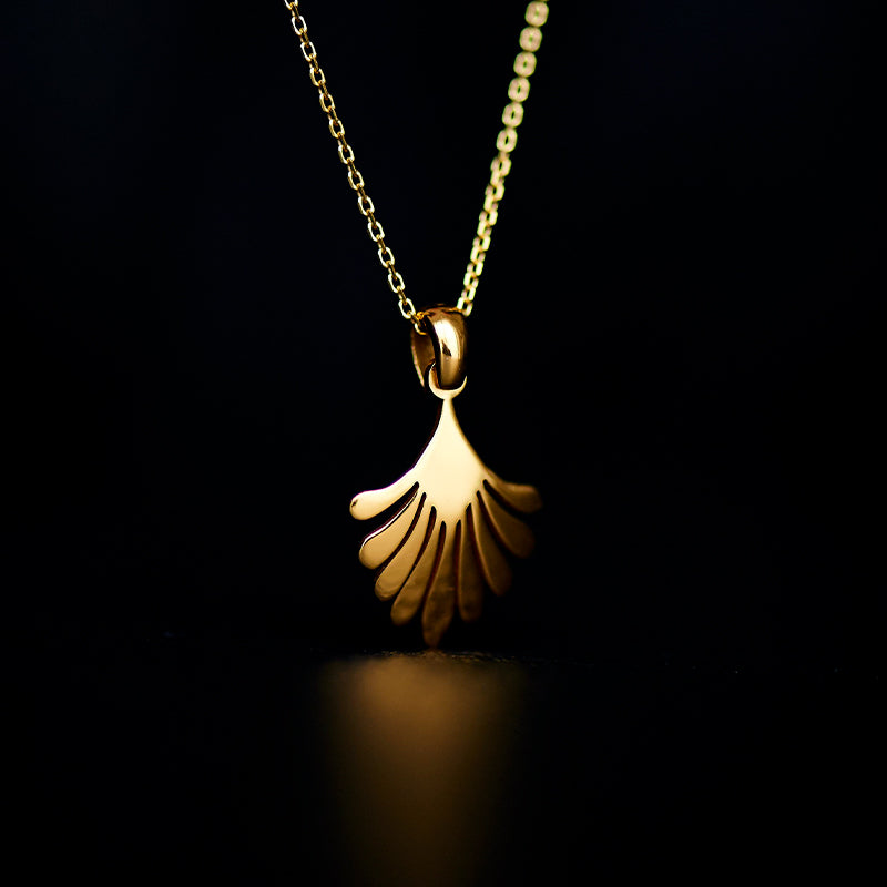 lonicera necklace 24k gold plated silver925