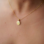 mollis necklace 24k gold plated silver925