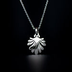 mollis necklace rhodium plated silver925