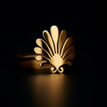 mollis rings 24k gold plated silver925