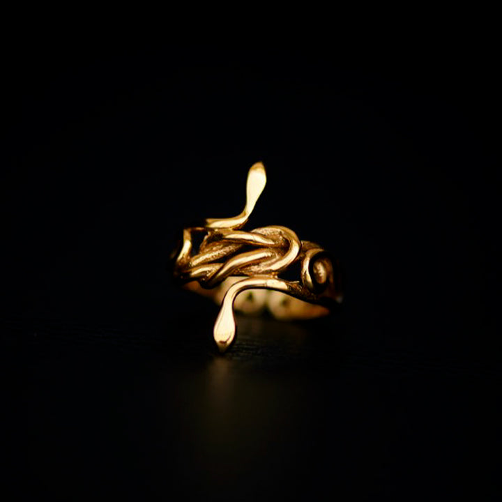 olympias ring 24k gold plated silver925