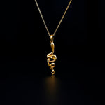 saboi necklace 24k gold plated silver925