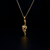 saboi necklace 24k gold plated silver925