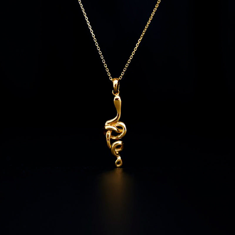 saboi necklace 24k gold plated silver925
