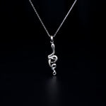 saboi necklace rhodium plated silver925