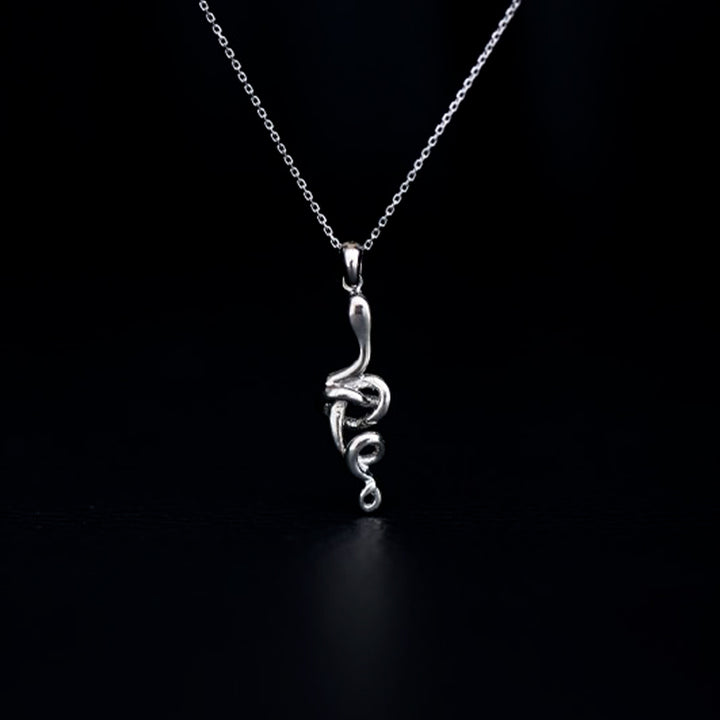 saboi necklace rhodium plated silver925