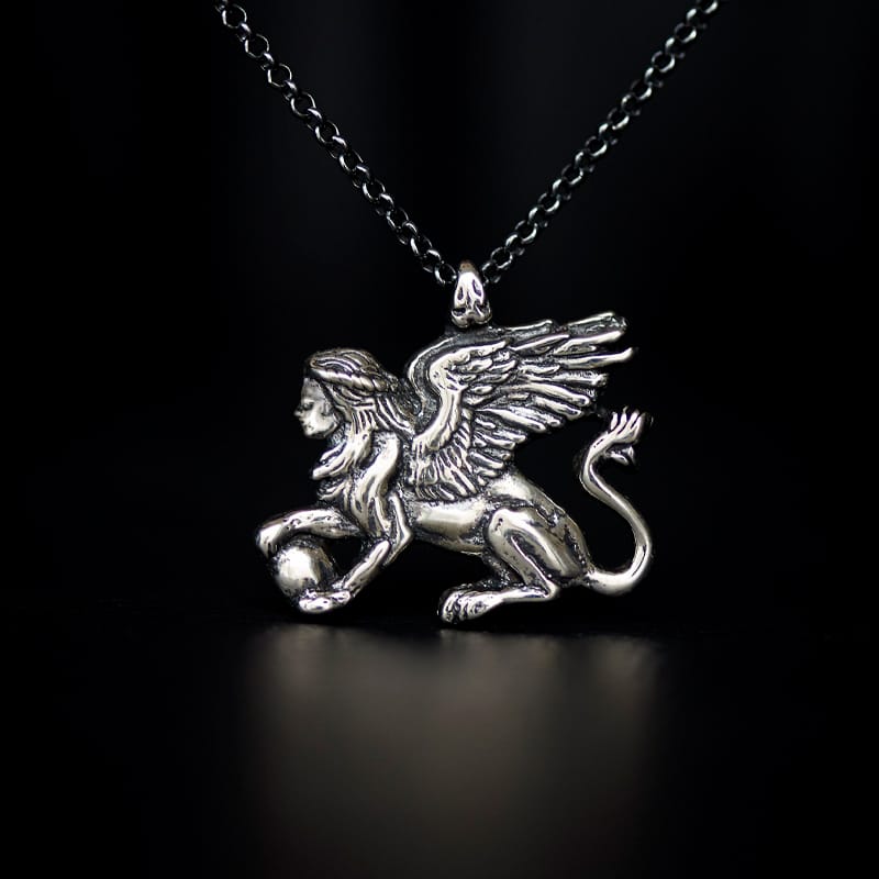 GREEK SPHINX NECKLACE