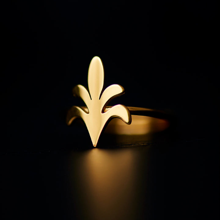 spinosus ring 24k gold plated silver925