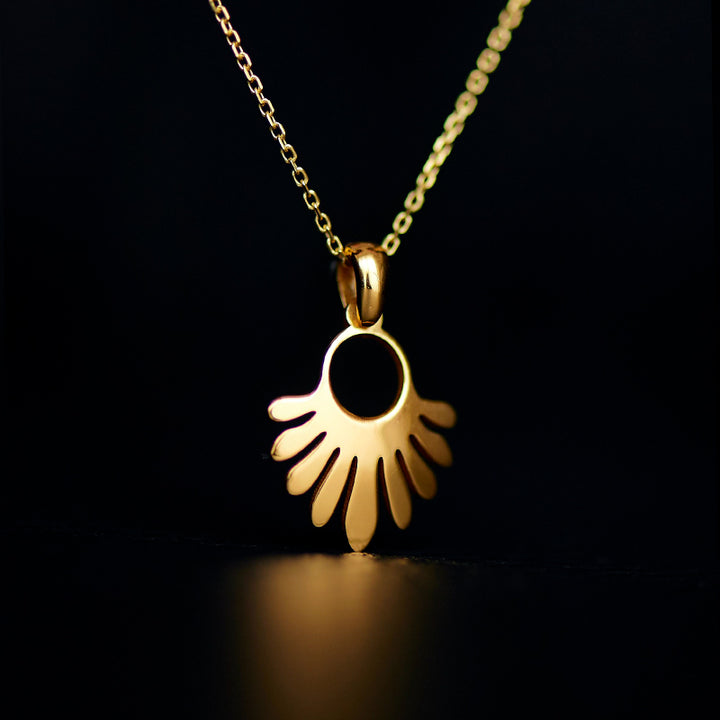 zoe necklace 24k gold plated silver925
